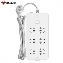 公牛（BULL） 公牛 帶保護門 電源插座電源接線板插排插線板插板GN-109K 新國標 6插位 全長1.8米