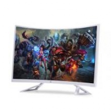 惠普（HP）N320C 31.5英寸曲面液晶顯示器 白色