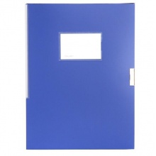 得力 5683 A4檔案盒 資料夾 收納大塑料文件盒 辦公用品 厚55mm pp面料 藍色