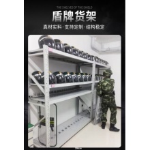盾牌架鐵楸鐵鎬架消防器材架部隊警衛處裝備定制倉儲貨架中型貨架