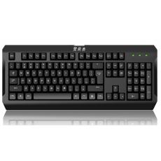 雙飛燕（A4TECH）KR-6A有線鍵盤 U口/USB 電腦鍵盤 筆記本鍵盤 辦公家用鍵盤 黑色