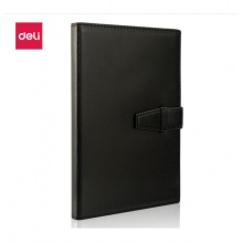 得力3335高級記事本-120張-25K-205mm*143mm（黑）