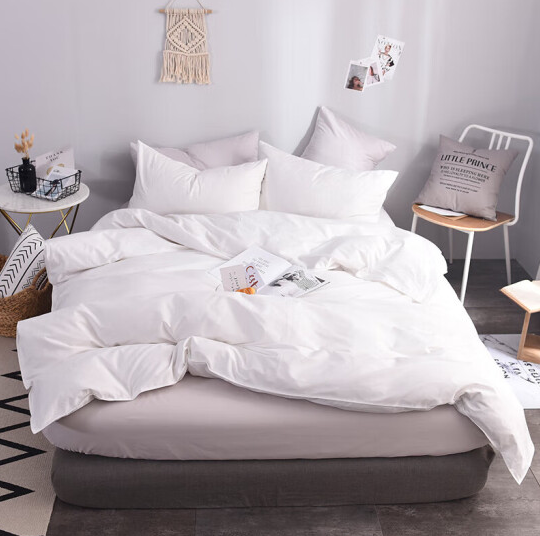 夢卡琳 全棉被套單件單雙人簡約素色被套純棉純色被罩 180*250cm